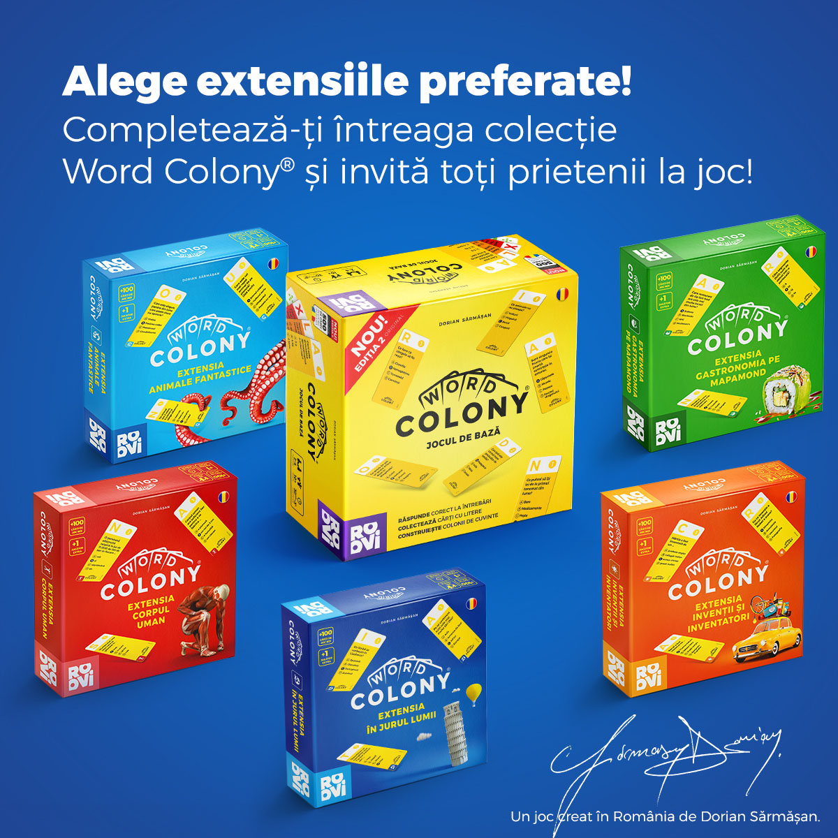 Extensia Word Colony In jurul lumii